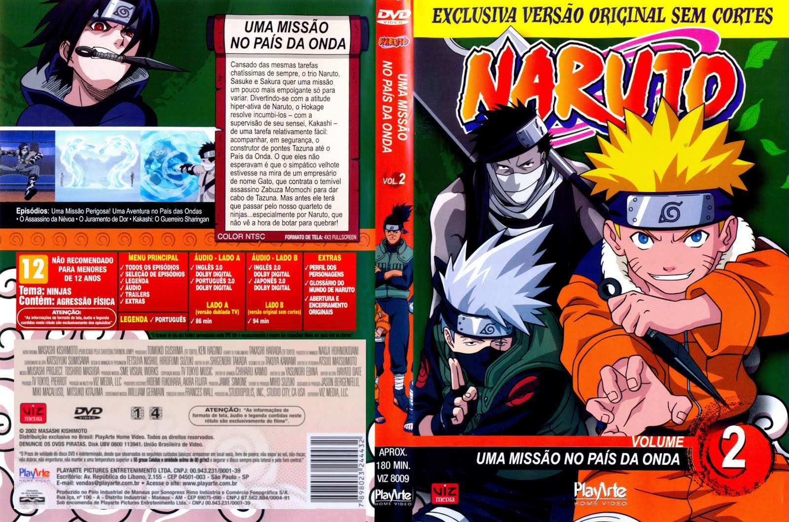 Naruto – 1ª Temporada Completa (7 Discos)